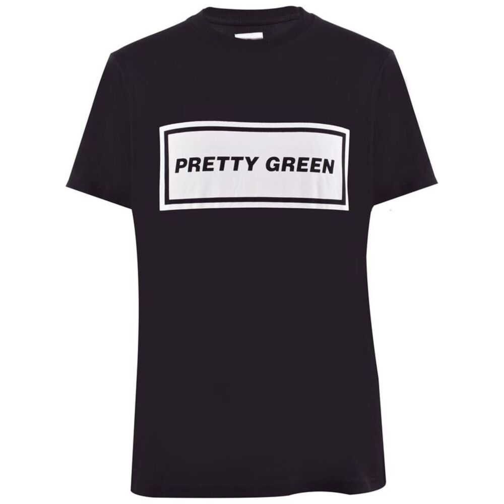 Pretty Green Mens Iconic T-Shirt / Black